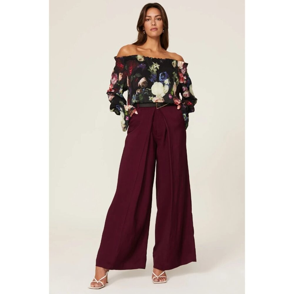 228. Adam Lippes Collective Off The Shoulder Top Black XS